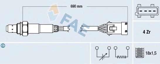 77382 FAE sonda lambda