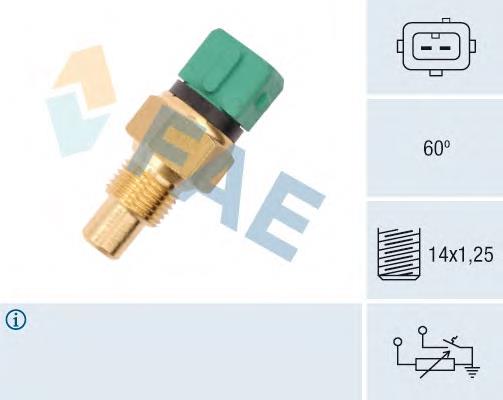 Sensor de temperatura del refrigerante 34425 FAE