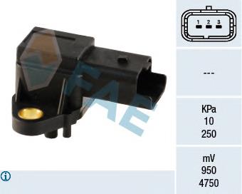 Sensor de presión del aire de admisión FAE 15017