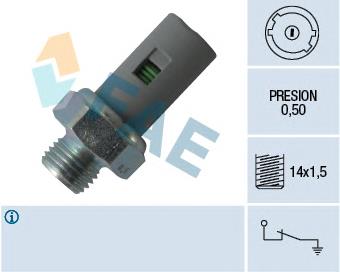 Sensor de presión de aceite 12636 FAE