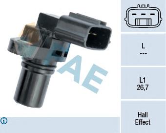 Sensor de cigüeñal 79139 FAE