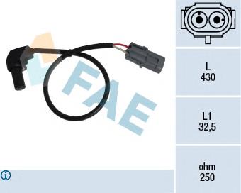 Sensor de posición del cigüeñal 79184 FAE