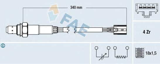 Sonda Lambda 77388 FAE