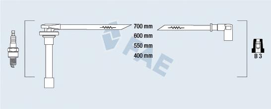 85811 FAE Cables de alta tensión, juego