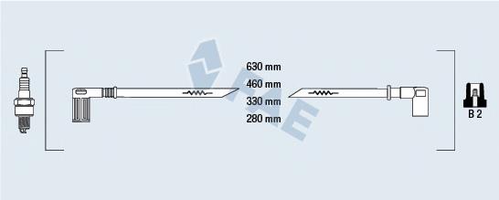 85650 FAE cables de bujías