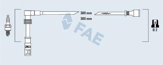 85682 FAE juego de cables de encendido