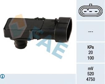 Sensor de presión del colector de admisión 90037 NGK