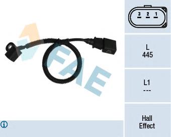 Sensor de árbol de levas 79164 FAE