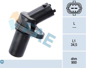 Sensor de cigüeñal 79093 FAE