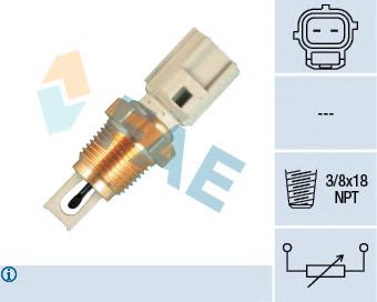 Sensor de temperatura del aire de admisión FAE 33426 precio, desde 11,49 EUR