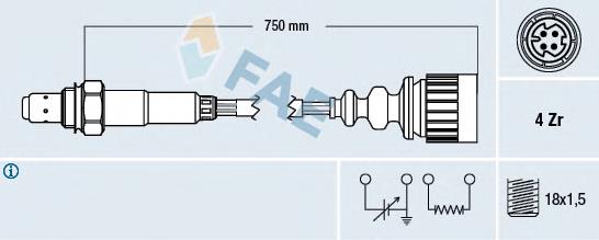 77176 FAE sonda lambda