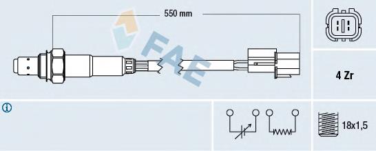 Sonda Lambda 77475 FAE