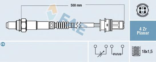 Sonda Lambda Sensor De Oxigeno Post Catalizador 77443 FAE