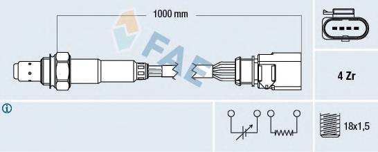 Comprar 77398 FAE Sonda lambda de oxígeno posterior al catalizador
