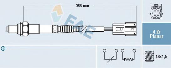 77452 FAE Sensor de oxígeno previo al catalizador