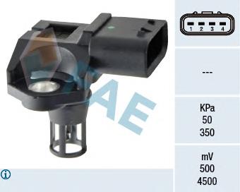 Sensor, presión colector de admisión  FAE 15109 precio, desde 39,12 EUR