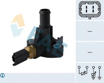 Sensor de temperatura del refrigerante 33851 FAE