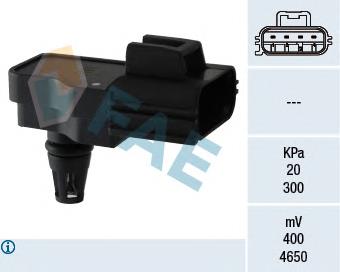 Sensor, presión colector de admisión  FAE 15098 precio, desde 29,86 EUR