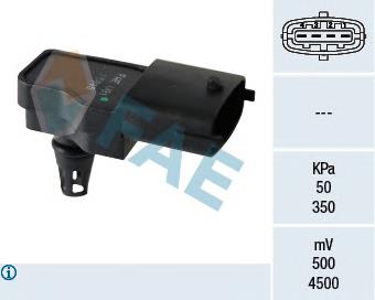 Sensor, presión colector de admisión  FAE 15045 precio, desde 37,06 EUR