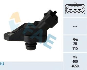 Sensor de presión del colector de admisión 37830PDFE01 Honda