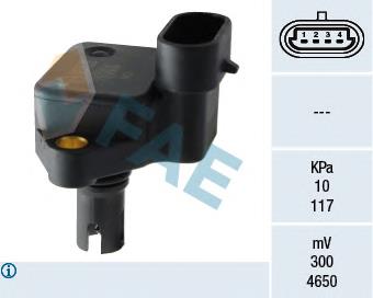 Sensor, presión colector de admisión  FAE 15066 precio, desde 39,20 EUR