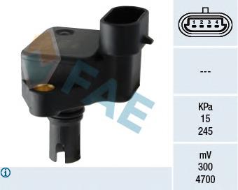 12140872679 BMW Sensor, presión colector de admisión 