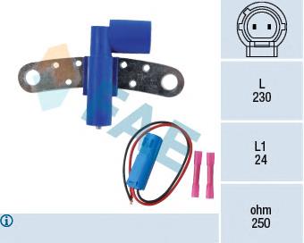 Sensor de cigüeñal 79322 FAE