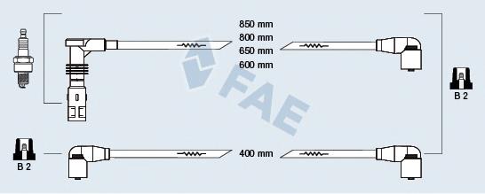 85059 FAE cables de bujías