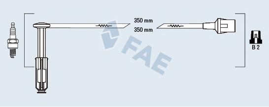 85052 FAE juego de cables de encendido