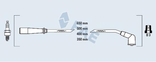 85147 FAE Cables de alta tensión, juego