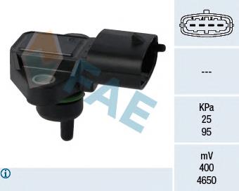 Sensor de presión de sobrealimentación FAE 15126 precio, desde 35,22 EUR