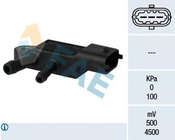 Sensor de presion gases de escape 16105 FAE