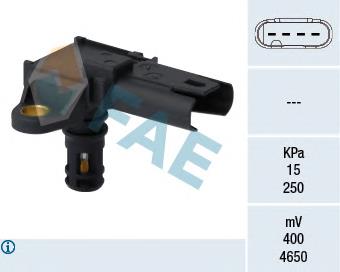 Sensor de presión de sobrealimentación FAE 15130 precio, desde 25,21 EUR