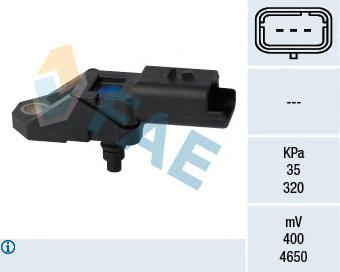 Sensor, presión colector de admisión  FAE 15108 precio, desde 32,93 EUR
