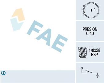 Manómetro de presión de aceite FAE 12991 precio, desde 10,82 EUR