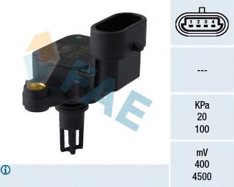 15071 FAE Sensor De Presion Del Colector De Admision