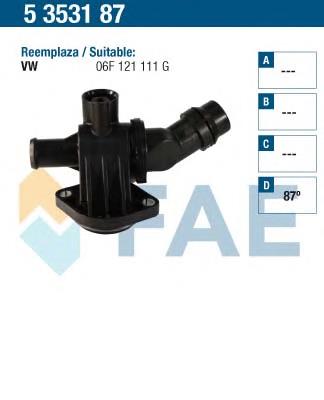 5353187 FAE termostato, refrigerante