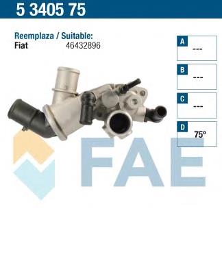 5340575 FAE termostato, refrigerante