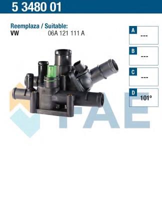 5348001 FAE caja del termostato