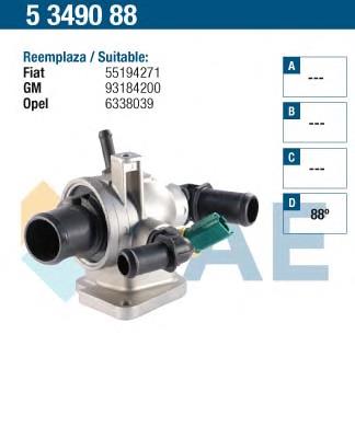 Comprar 5349088 FAE Termostato