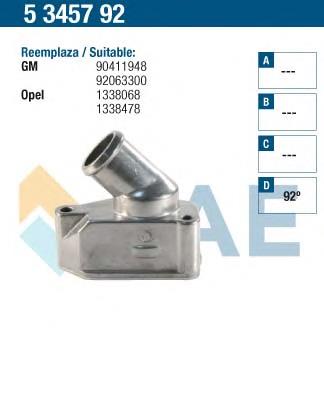 5345792 FAE termostato, refrigerante