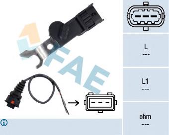 Sensor de árbol de levas 79167 FAE