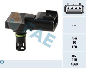 Sensor, presión colector de admisión  FAE 15039 precio, desde 32,64 EUR
