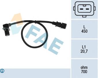 Sensor de posición del árbol de levas 79012 FAE