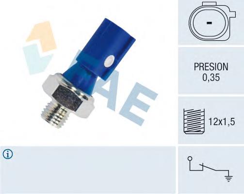 Comprar 12841 FAE Sensor de presión de aceite