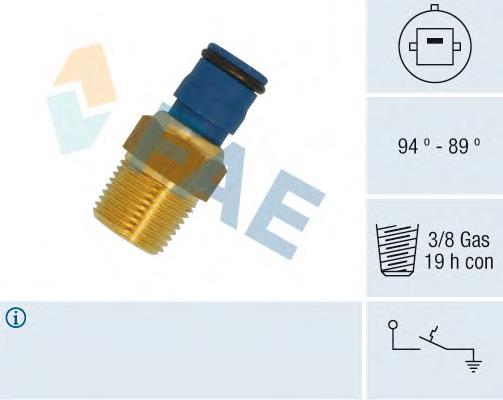 Sensor de temperatura del refrigerante, salpicadero Daihatsu Applause 1 (A101, A111)