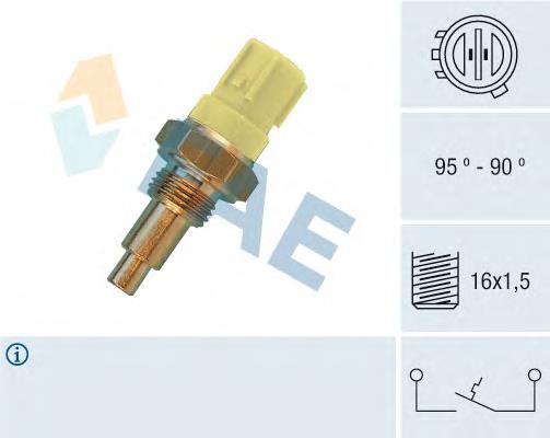 Sensor, temperatura del refrigerante (encendido el ventilador del radiador) 36410 FAE