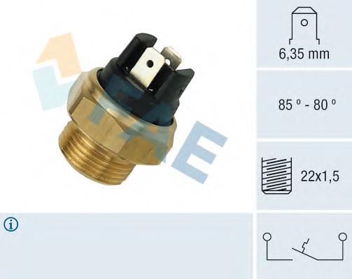 37390 FAE sensor, temperatura del refrigerante (encendido el ventilador del radiador)