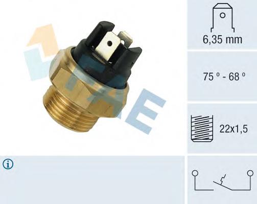 Comprar 37480 FAE Sensor de temperatura del refrigerante, salpicadero