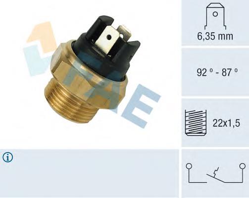 Sensor de temperatura del refrigerante FAE 37310